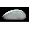 MOUSE TRUST, "Yvi FX", PC sau NB, wireless, 2.4GHz, optic, 1600 dpi, butoane/scroll 4/1, iluminare, buton selectare viteza, alb,