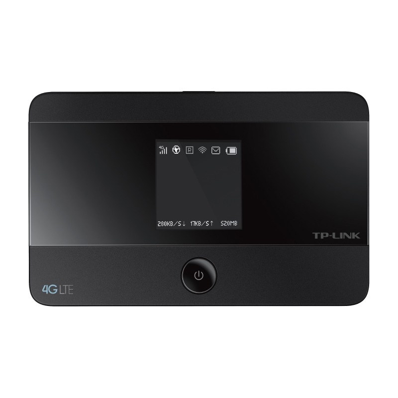 ROUTER TP-LINK wireless. portabil, 4G Mobile Wi-Fi, 150Mbps, Internal LTE Modem, SIM card slot, OLED screen display, rechargeabl