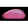 MOUSE TRUST, "Yvi FX", PC sau NB, wireless, 2.4GHz, optic, 1600 dpi, butoane/scroll 4/1, iluminare, buton selectare viteza, roz,