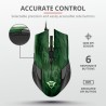 MOUSE TRUST, "GXT 781 Rixa Camo", gaming, cu fir, USB, optic, 3200 dpi, butoane/scroll 5/1, iluminare, butoane programabile, pad