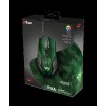 MOUSE TRUST, "GXT 781 Rixa Camo", gaming, cu fir, USB, optic, 3200 dpi, butoane/scroll 5/1, iluminare, butoane programabile, pad