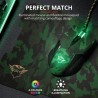 MOUSE TRUST, "GXT 781 Rixa Camo", gaming, cu fir, USB, optic, 3200 dpi, butoane/scroll 5/1, iluminare, butoane programabile, pad