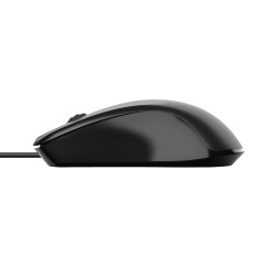 MOUSE TRUST, "Carve", PC sau NB, cu fir, USB, optic, 1200 dpi, butoane/scroll 3/1, , negru, "TR-23733" (timbru verde 0.18 lei)