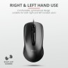 MOUSE TRUST, "Carve", PC sau NB, cu fir, USB, optic, 1200 dpi, butoane/scroll 3/1, , negru, "TR-23733" (timbru verde 0.18 lei)