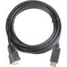 CABLU video GEMBIRD, adaptor DisplayPort (T) la DVI-D DL (T), 1m, rezolutie maxima Full HD (1920 x 1080) la 60Hz, negru, "CC-DPM