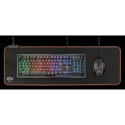 Mouse PAD TRUST, "GXT 764 GlideFlex", gaming , cu led, cauciuc si material textil, 930 x 300 x 3 mm, negru, "TR-23395"
