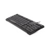 TASTATURA A4TECH, "KR750", cu fir, 105 taste format standard , USB, negru, "KR-750-USB" 45504985 (timbru verde 0.8 lei)