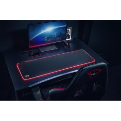Mouse PAD TRUST, "GXT 764 GlideFlex", gaming , cu led, cauciuc si material textil, 930 x 300 x 3 mm, negru, "TR-23395"