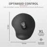 Mouse PAD TRUST, "Bigfoot XL ", cu gel, cauciuc si material textil, 295 x 255 x 19 mm, negru, "TR-23728"