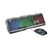 Kit TASTATURA si Mouse TRUST - gaming, "GXT 845 Tural", cu fir, 104 taste, format standard, switch , USB, negru, "TR-22457" (tim