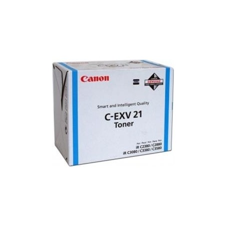 Toner Original Canon Cyan, EXV21C, pentru IR C2380I|IR C2880|IR C2880I|IR C3080|IR C3080I|IR C3380|IR C3380I|IR C3580|IR C3580, 