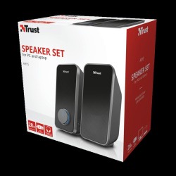 BOXE TRUST, "Arys", 2.O, RMS: 3 W (2x 1.5W) negru, "TR-20179"  (timbru verde 2.00 lei)