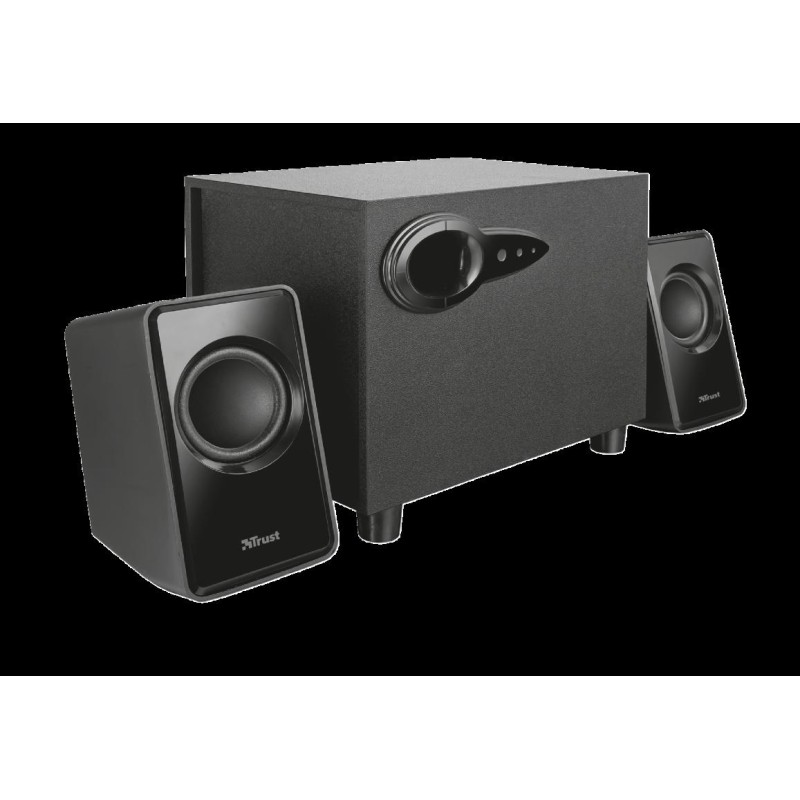 BOXE TRUST, "Avora",, 2.1, RMS:  9 W negru, "TR-20442"  (timbru verde 2.00 lei)