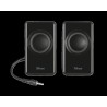 BOXE TRUST, "Avora",, 2.1, RMS:  9 W negru, "TR-20442"  (timbru verde 2.00 lei)