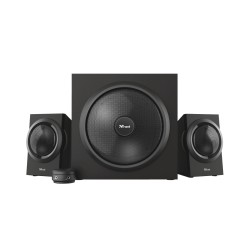 BOXE TRUST, "Yuri " 2.1, RMS: 60 W (2x 15W, 1 x 30W) negru, "TR-23696"  (timbru verde 2.00 lei)