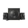 BOXE TRUST, "Yuri " 2.1, RMS: 60 W (2x 15W, 1 x 30W) negru, "TR-23696"  (timbru verde 2.00 lei)