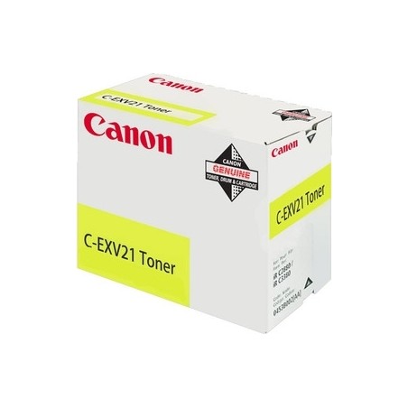 Toner Original Canon Yellow, EXV21Y, pentru IR C2380I|IR C2880|IR C2880I|IR C3080|IR C3080I|IR C3380|IR C3380I|IR C3580|IR C3580