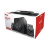 BOXE TRUST, "Yuri " 2.1, RMS: 60 W (2x 15W, 1 x 30W) negru, "TR-23696"  (timbru verde 2.00 lei)