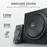 BOXE TRUST, "Yuri " 2.1, RMS: 60 W (2x 15W, 1 x 30W) negru, "TR-23696"  (timbru verde 2.00 lei)