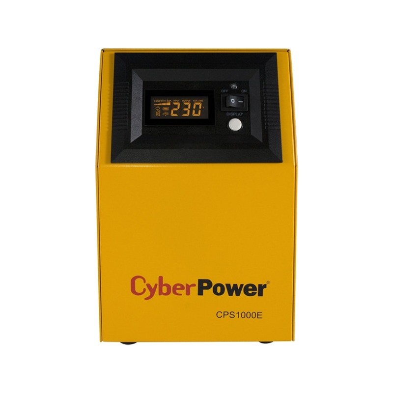 UPS CYBER POWER Inverter (pt. motoare, pompe etc.), Sinusoida Pura,1000VA/ 700W,AVR,2xsocket Shucko,display LCD, fara baterie, f