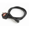 CABLU alimentare GEMBIRD 1.8m, intrare Shucko UK 3pin, iesire C13, 5A, bulk, black, "PC-187" (timbru verde 0.8 lei)