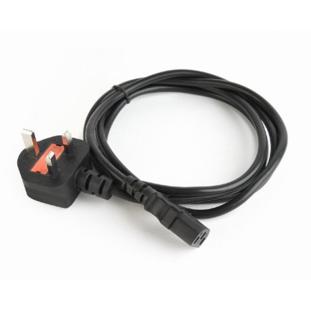CABLU alimentare GEMBIRD 1.8m, intrare Shucko UK 3pin, iesire C13, 5A, bulk, black, "PC-187" (timbru verde 0.8 lei)