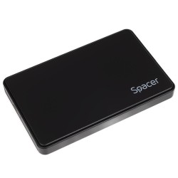 RACK extern SPACER, pt HDD/SSD, 2.5 inch, S-ATA, interfata PC USB 3.1 Type C, plastic, negru, "SPR-TYPE-C-01" (timbru verde 0.8 