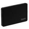 RACK extern SPACER, pt HDD/SSD, 2.5 inch, S-ATA, interfata PC USB 3.1 Type C, plastic, negru, "SPR-TYPE-C-01" (timbru verde 0.8 