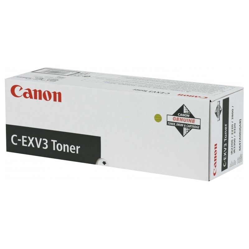 Toner Original Canon Black, EXV3, pentru IR 2200|IR 2200I|IR 2220|IR 2800|IR 3300|IR 3300I|IR 3320|IR 3320I, 15K,NOPP, "CF6647A0