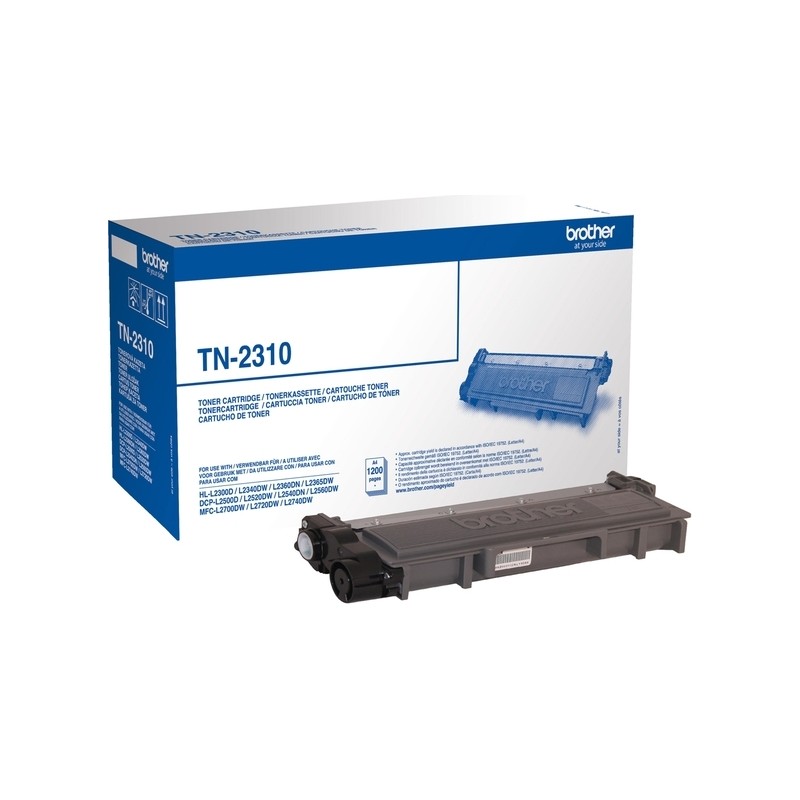 Toner Original Brother Black, TN2310, pentru HL-L2300|L2340|L2360|L2365|DCP-L2500|L2520|L2540|L2560|L2700|MFC-L2700|L2720|L2740,