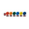 PRELUNGITOR LOGILINK, Schuko x 6, conectare prin Schuko (T), cablu 1.5 m, 16 A, protectie copii, alb/ multicolor, "LPS259" (timb