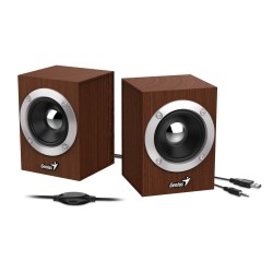 BOXE GENIUS 2.0, RMS:  6W (2 x 3W), USB power, wood, "SP-HF280" "31730028400" (timbru verde 0.8 lei)
