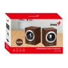 BOXE GENIUS 2.0, RMS:  6W (2 x 3W), USB power, wood, "SP-HF280" "31730028400" (timbru verde 0.8 lei)