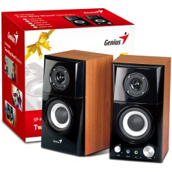 BOXE GENIUS 2.0, RMS: 14W (2 x 7W), black&amp;cherry wood, "SP-HF500A II" "31730032400" (timbru verde 4.00 lei)