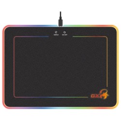 Mouse PAD GENIUS, "GX-Pad 600H RGB", gaming , cu led, cauciuc si material textil, 320 x 250 x 5.5 mm, negru , iluminat RGB, "312