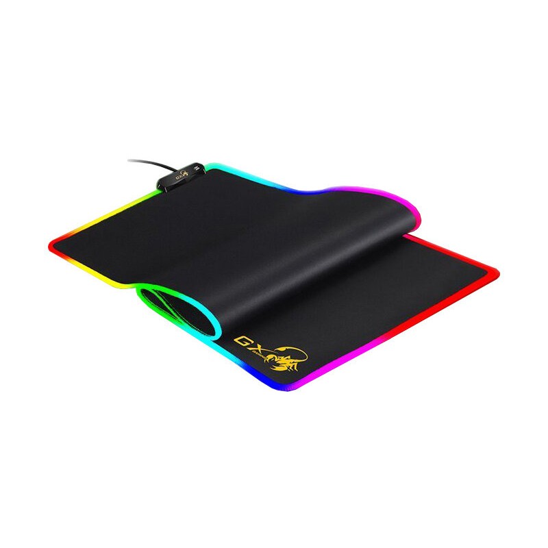 Mouse PAD GENIUS, "GX-Pad 800S RGB", gaming , cu led, cauciuc si material textil, 800 x 300 x 3 mm, negru , iluminat RGB, "31250