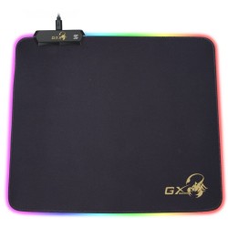 Mouse PAD GENIUS, "GX-Pad 300S RGB", gaming , cu led, cauciuc si material textil, 320 x 270 x 3 mm, negru , iluminat RGB, "31250