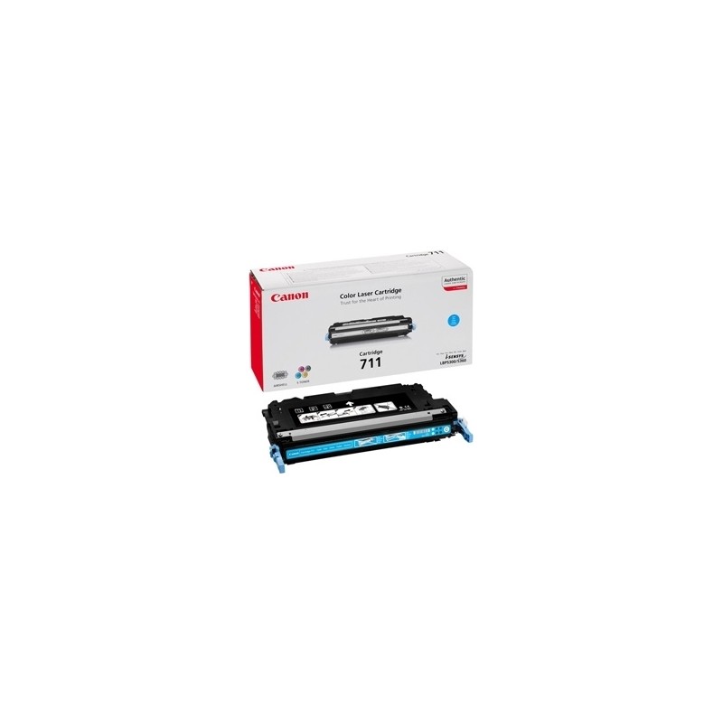 Toner Original Canon Cyan, CRG-711C, pentru LBP-5300|LBP-5360|MF-9130|MF-9170|MF-9220|MF-9280, 6K, (timbru verde 1.2 lei) , "CR1