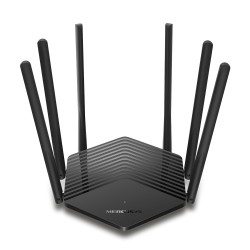 ROUTER MERCUSYS wireless  1900Mbps, 2 porturi LAN Gigabit, 1 port WAN Gigabit, Dual Band AC1900 6 x antena externa, "MR50G"  (ti