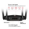 ROUTER MERCUSYS wireless  1900Mbps, 2 porturi LAN Gigabit, 1 port WAN Gigabit, Dual Band AC1900 6 x antena externa, "MR50G"  (ti