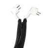 MANSON protectie cabluri LOGILINK, cu fermoar, diametru 20mm, 2m, negru, "KAB0047"
