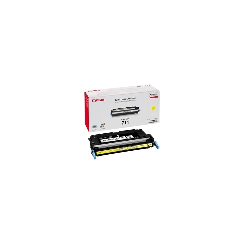 Toner Original Canon Yellow, CRG-711Y, pentru LBP-5300|LBP-5360|MF-9130|MF-9170|MF-9220|MF-9280, 6K, (timbru verde 1.2 lei) , "C