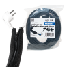 MANSON protectie cabluri LOGILINK, cu fermoar, diametru 20mm, 2m, negru, "KAB0047"