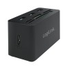 HUB extern LOGILINK, porturi USB: USB 3.0 x 3, conectare prin USB 3.0, alte porturi: SD, MicroSD, M2, MS Duo/Pro, CF, negru, "CR
