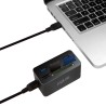HUB extern LOGILINK, porturi USB: USB 3.0 x 3, conectare prin USB 3.0, alte porturi: SD, MicroSD, M2, MS Duo/Pro, CF, negru, "CR