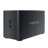 HUB extern LOGILINK, porturi USB: USB 3.0 x 3, conectare prin USB 3.0, alte porturi: SD, MicroSD, M2, MS Duo/Pro, CF, negru, "CR