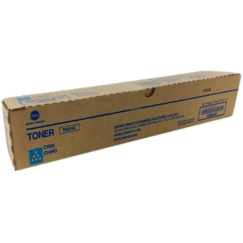 Toner Original KONICA-MINOLTA Cyan, TN-514C, pentru Bizhub C458|C558|C658, 26K, (timbru verde 1.2 lei) , "A9E8450"