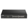 SWITCH D-LINK SMART 16 porturi Gigabit  carcasa metalica, rackabil, "DGS-1100-16V2" (timbru verde 2 lei)