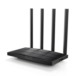 ROUTER TP-LINK wireless 1200Mbps, 4 porturi 10/100/1000Mbps,1 x WAN Gigabit, 4 antene externe, Dual Band AC1200 "Archer C6U" (ti
