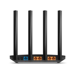ROUTER TP-LINK wireless 1200Mbps, 4 porturi 10/100/1000Mbps,1 x WAN Gigabit, 4 antene externe, Dual Band AC1200 "Archer C6U" (ti